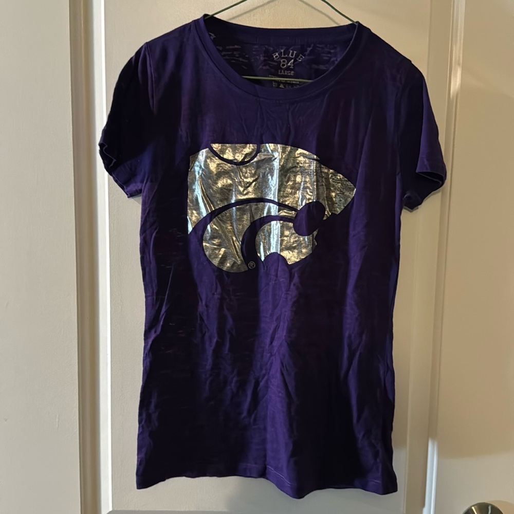 Kansas State Burnout Tee - L